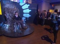 Sit on the iron throne at the exhibition